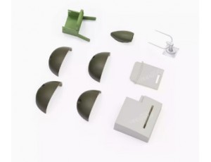 Flightline 1.6M B-25J Mitchell Fuselage Scale Plastic Parts